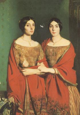 Theodore Chasseriau The Two Sisters (mk05) Germany oil painting art